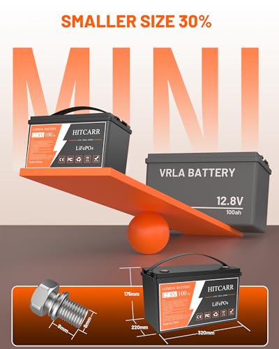 12V 100Ah LiFePO4 Deep Cycle Rechargeable Battery with BMS G238953