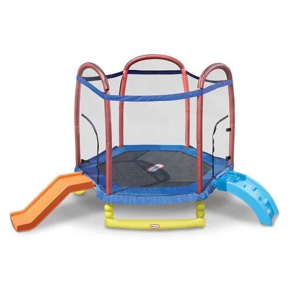 7' Hexagon Trampoline with Enclosure X163