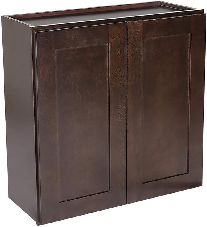 30x36x12 Espresso Wall Kitchen Cabinet Q854