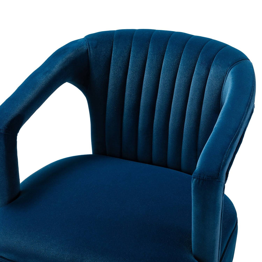 Grey Tufted Accent Barrel Chair F6266