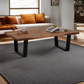 Acacia Wood & Iron Coffee Table X528778