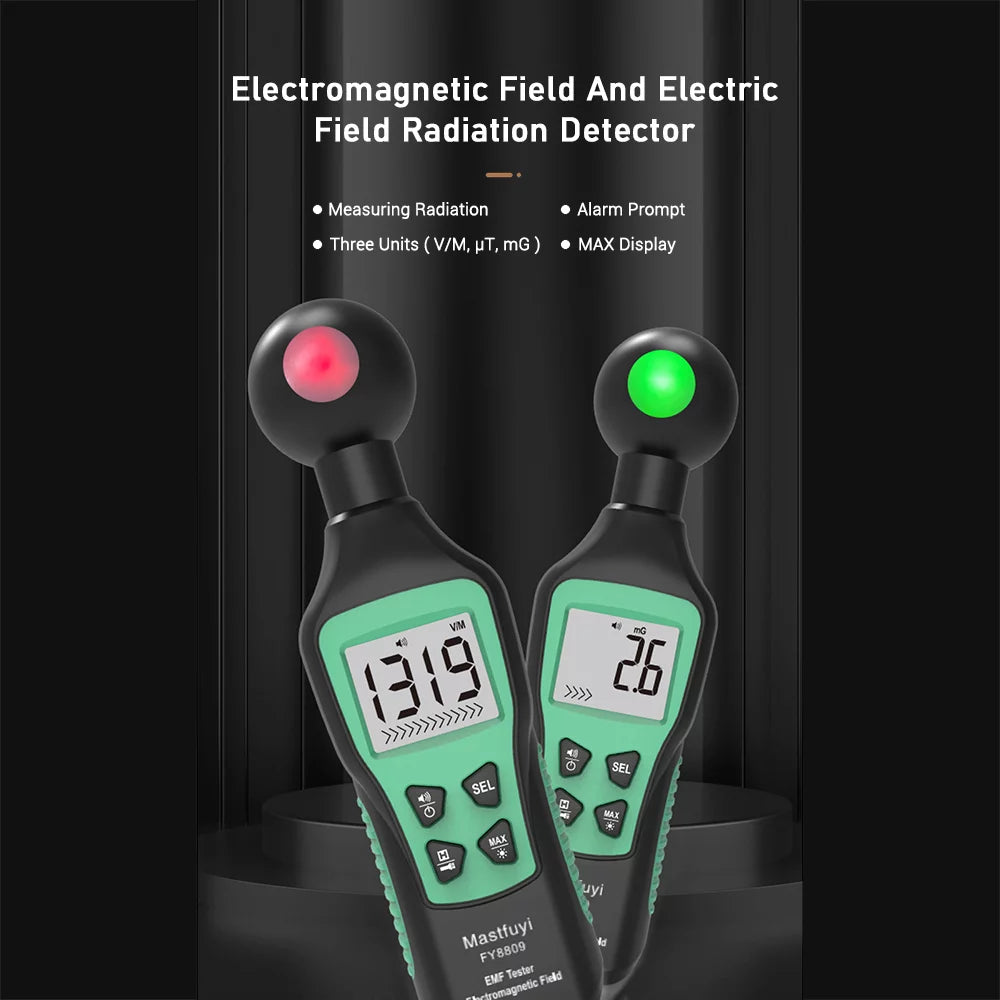 Digital Electromagnetic Field Tester Hand-held EMF Meter with LCD Display N66612