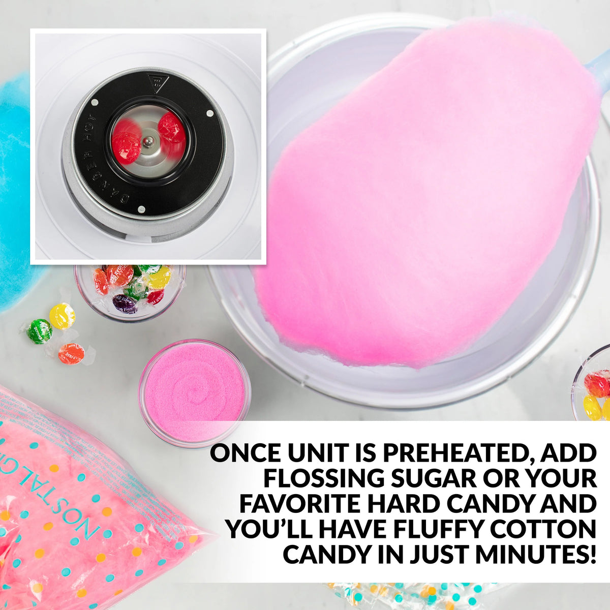 Sugar-Free Candy Cotton Candy Maker L561