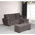 Gray Sectional Ottoman K534