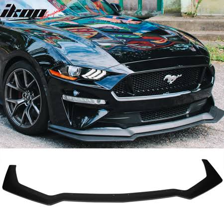 Front Bumper Splitter Lip Black PP Q74929
