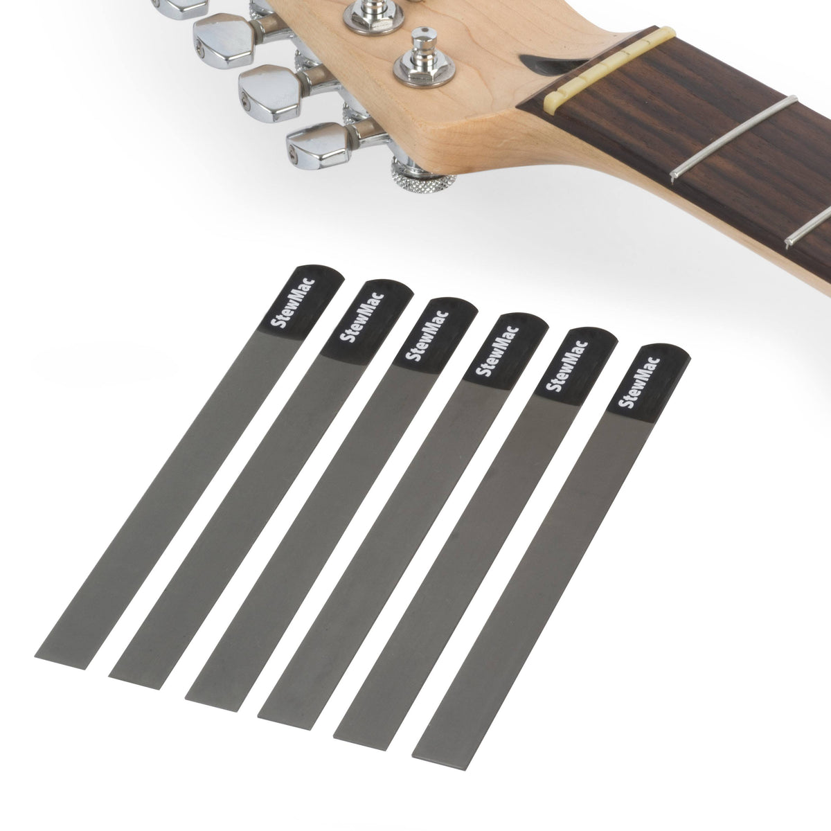 Gauged Nut Slotting File Set for Electric Guitar, Set of 6 U8783