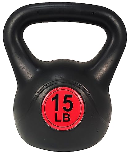 3-Piece Kettlebell Weight Set, 5 lbs, 10 lbs, 15 lbs, 20 lbs, Set of 3 or Set of 4 J117229