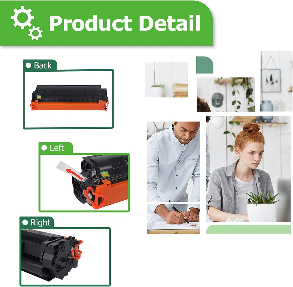 Compatible Toner Cartridge Replacement Black 2-Pack E8544