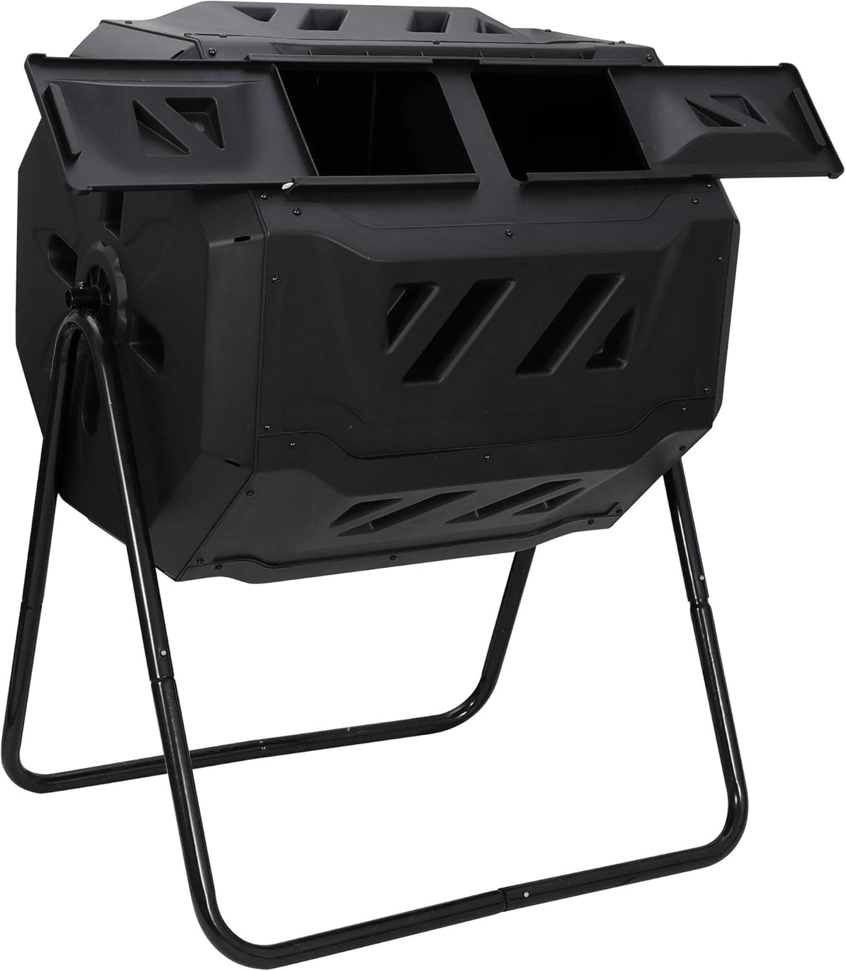 43 Gallon Dual Rotating Chamber Compost Tumbler E130487