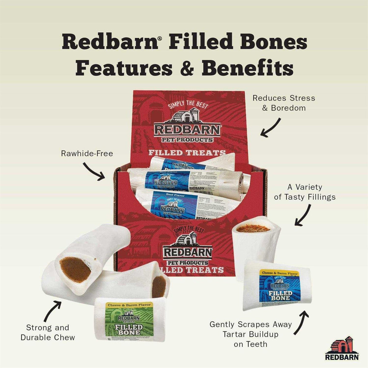 Natural Filled Bone Flavor Small Case W499