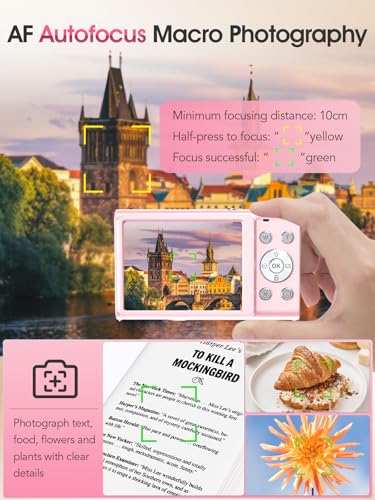 4K 48MP Compact Point and Shoot Digital Camera with 32GB Card G902407