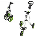 3 Wheel Golf Cart White/Green I880