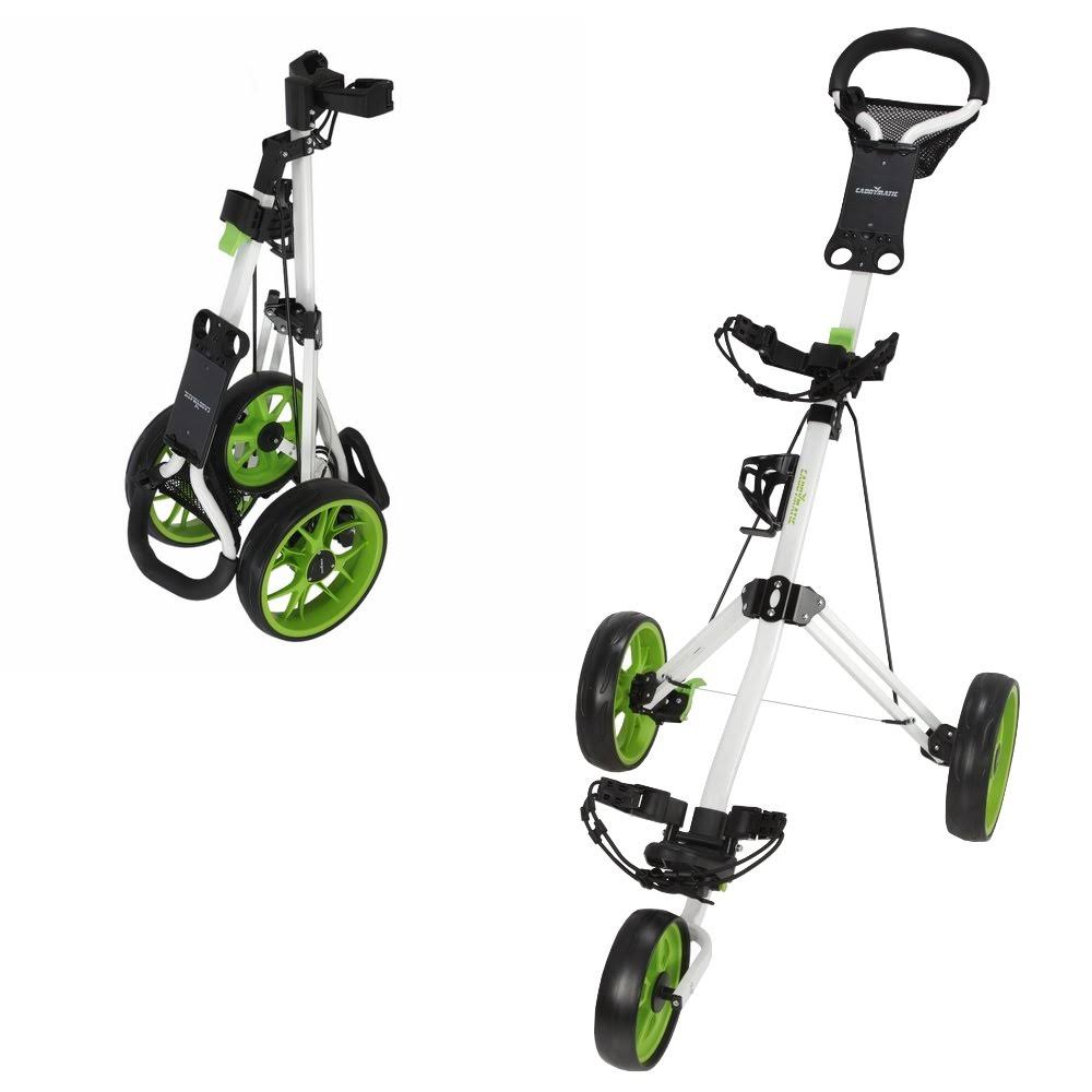 3 Wheel Golf Cart White/Green I880