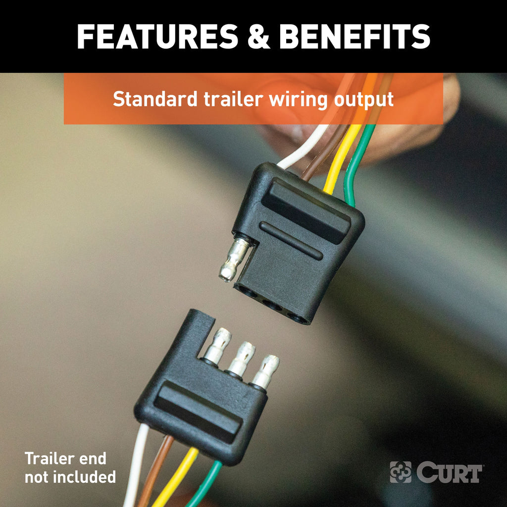 Vehicle-Side Custom 4-Pin Trailer Wiring Harness H79247
