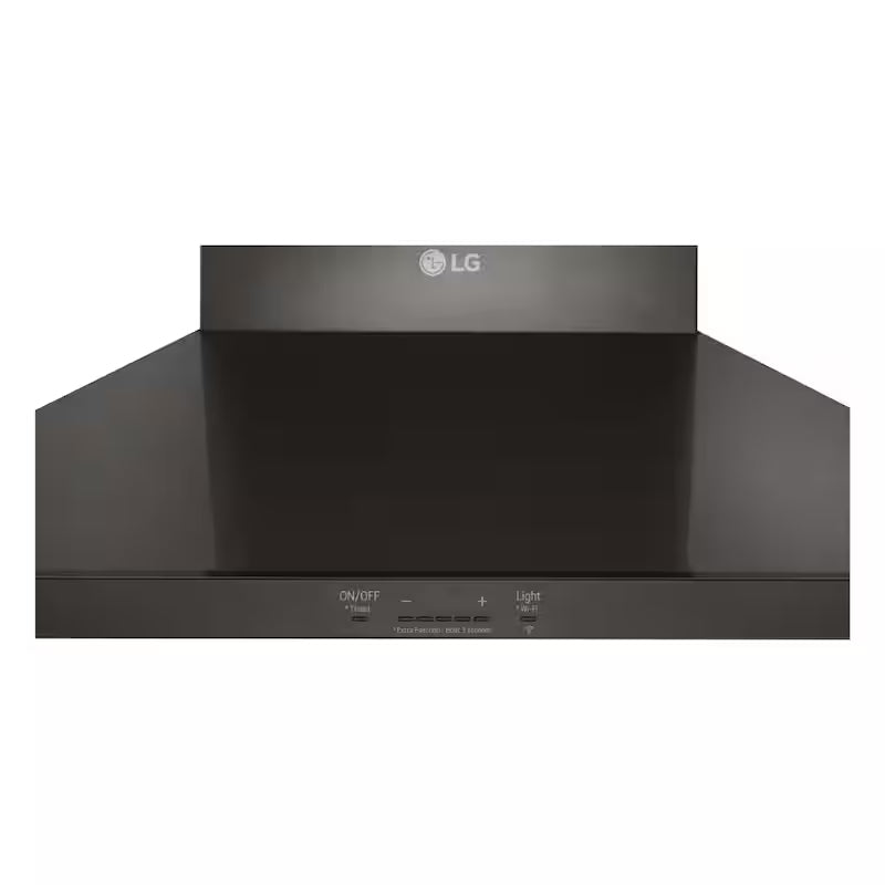 36 in. Smart Wall Mount Range Hood Black Stainless Steel Y3401