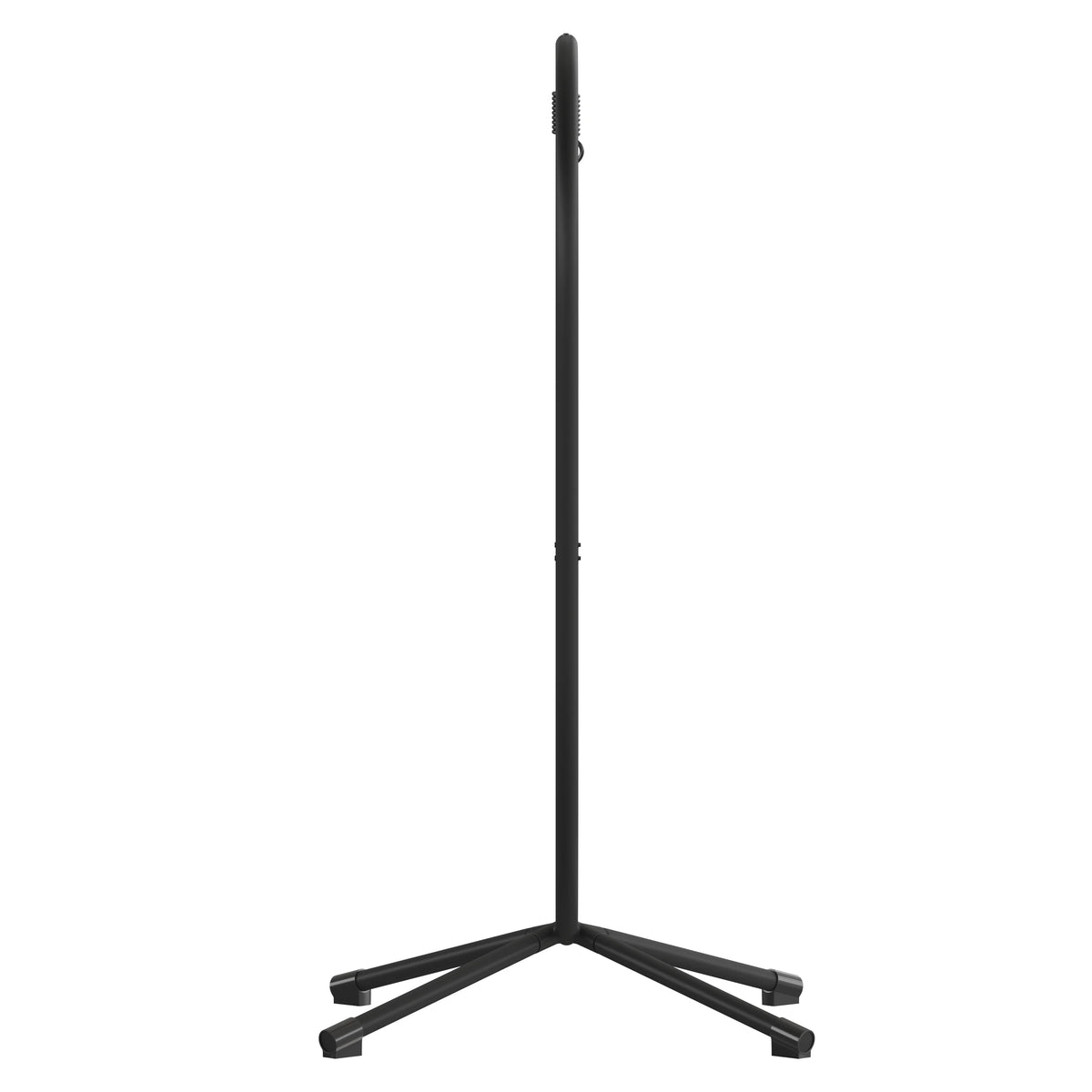 Black Powder Coated Steel Hanging Hammock Chair C-Stand with Spring Hook J247