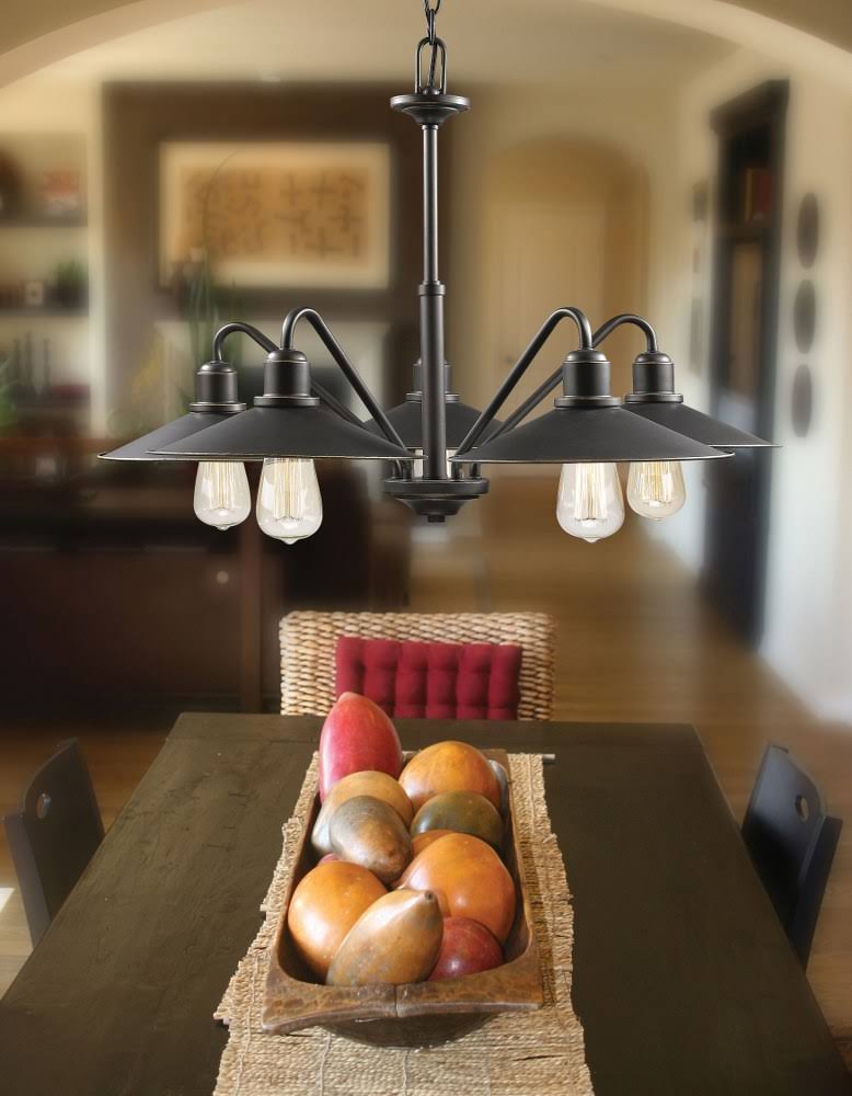 5 Light Vanity, Olde Bronze C3373