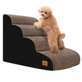 4-Step Corduroy Non-Slip High Density Foam Dog Steps C4333