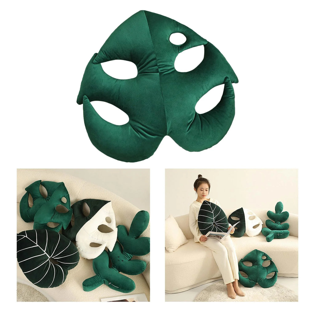 Leaf Throw Pillow Plant Leaves Cushion T192558