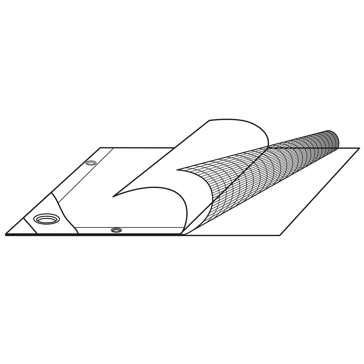 20x30' 14 Mil Heavy Duty Reinforced Poly Tarp Waterproof Cover R418