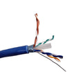 500ft Solid Shielded Cat6 Bulk Ethernet Cable Blue O471063