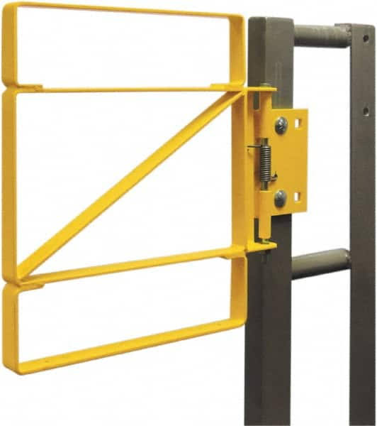 Yellow Bolt-On Self-Closing Safety Gate E85416