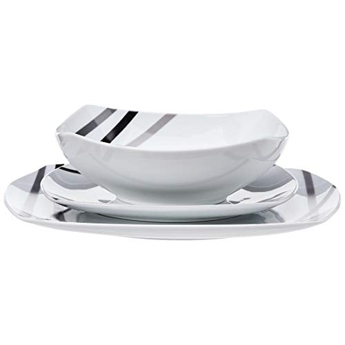 18 Piece Square Dinnerware Set F987410
