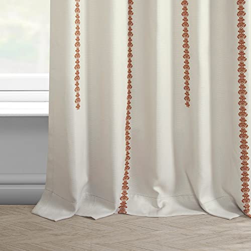 Room Darkening Curtains 50 X 108 Printed Linen Textured Black X8318