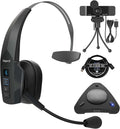 Noise Canceling Bluetooth Headset Bundle with USB Webcam and Conference Speakerphone M7415