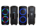 Dual 15” 3-Way Full-Range Powered and Passive DJ PA Bluetooth Loudspeaker W51085