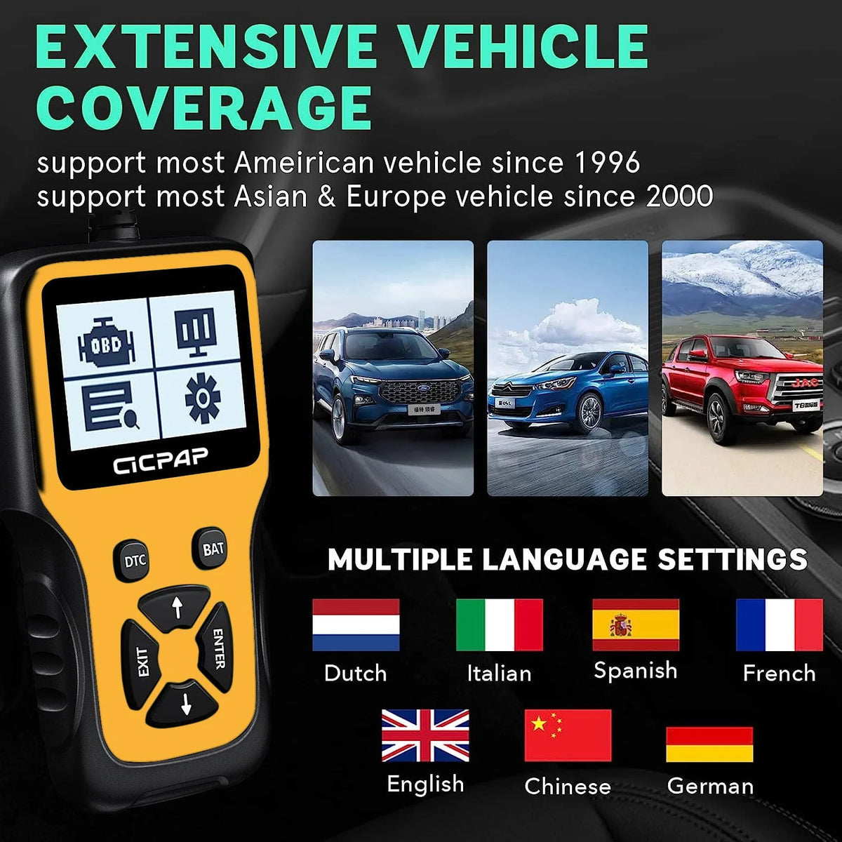 OBD2 Scanner Car Code Reader Diagnostic Tool X9226