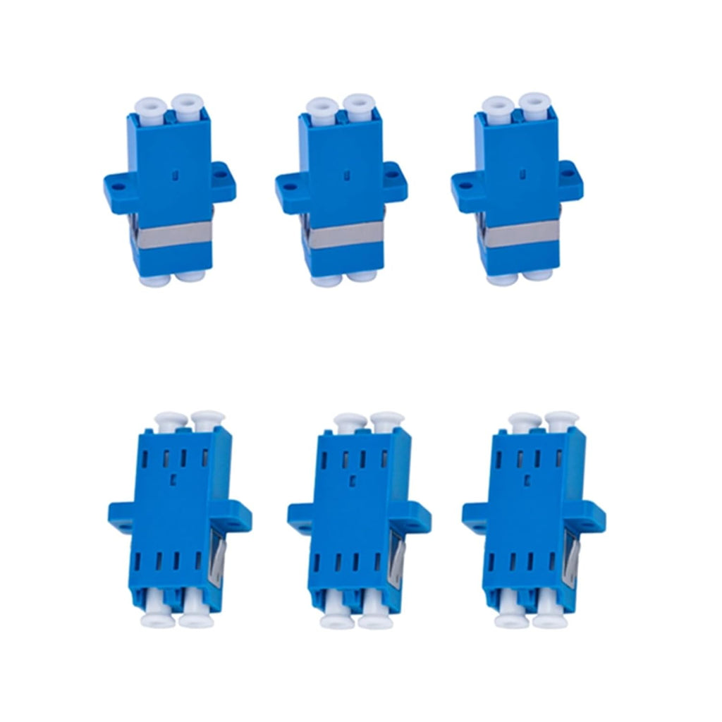 Fiber Optic Cable Adapter LC to LC Duplex 6 Pack U168128