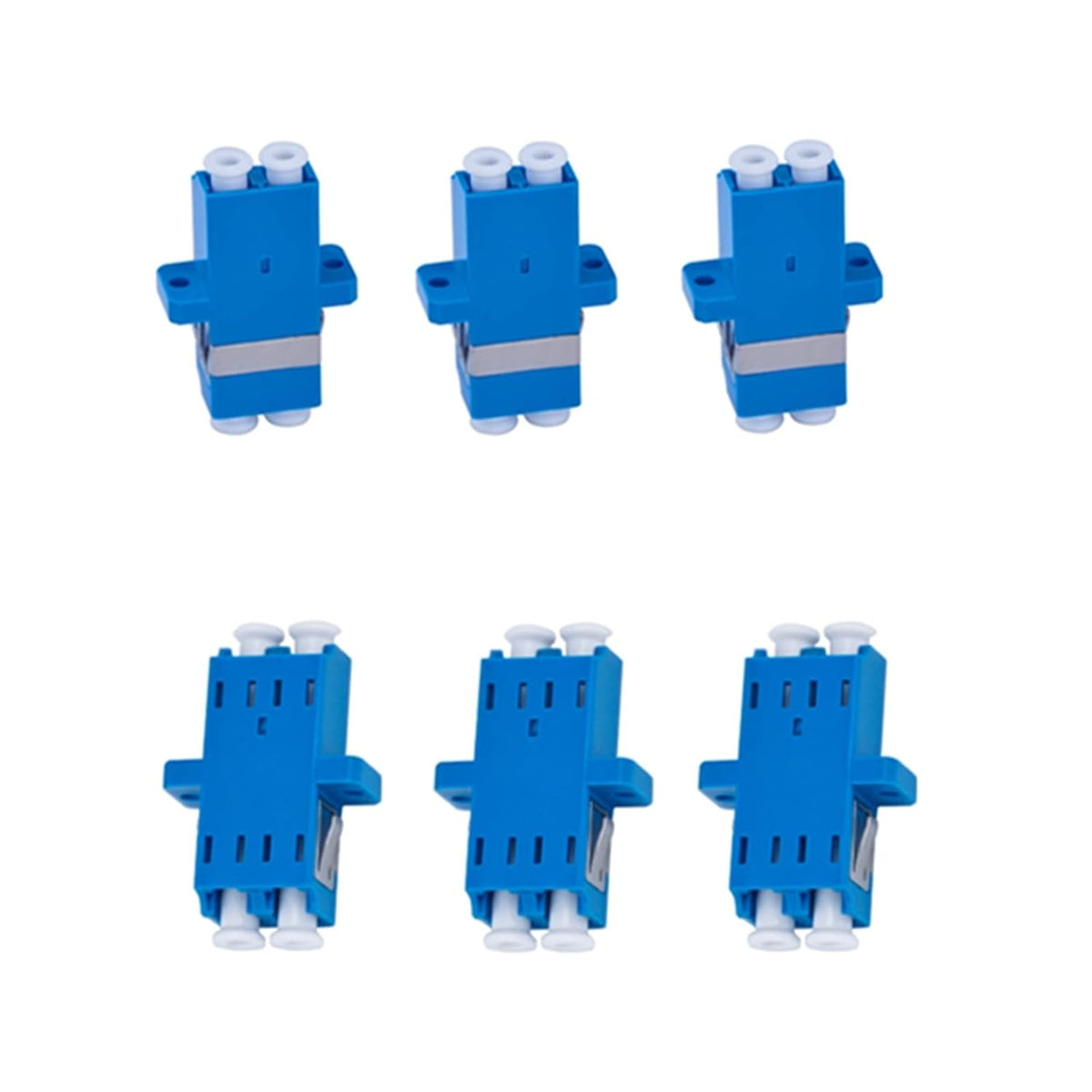 Fiber Optic Cable Adapter LC to LC Duplex 6 Pack U168128