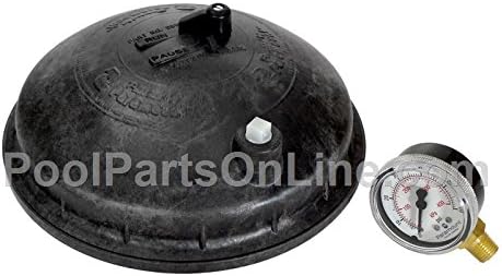 Black Complete Dome Lid with PSI Gauge H2993