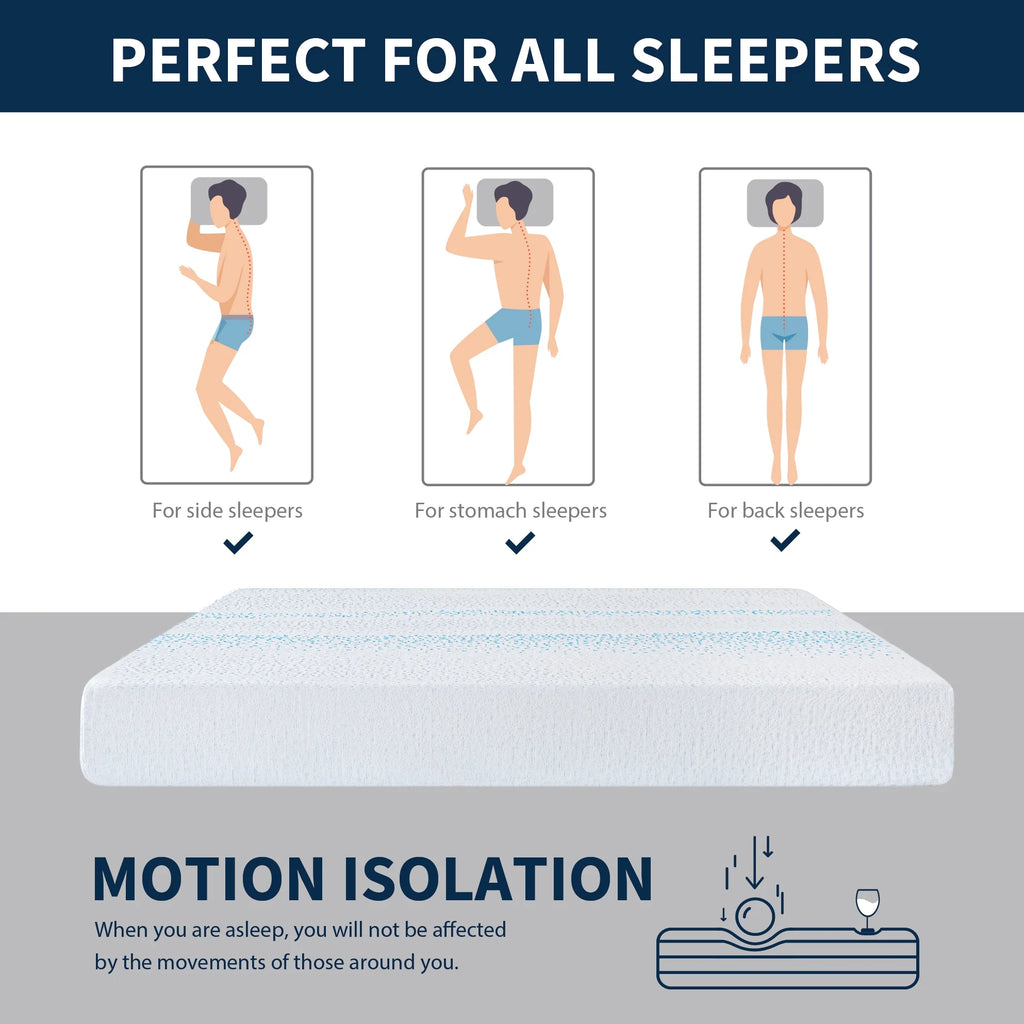 Twin Size Memory Foam Mattress K630