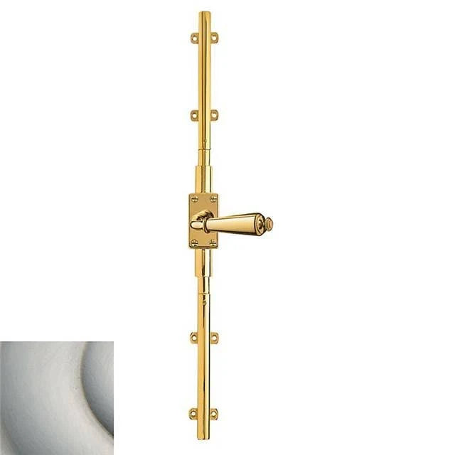 Lifetime Satin Nickel Left Hand Cremone Bolt for 7' Doors V16511