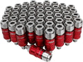 Universal Safety Exhaust Quick-Connect Industrial Coupler, 1/4" 3/8" MNPT, Box of 50 N418
