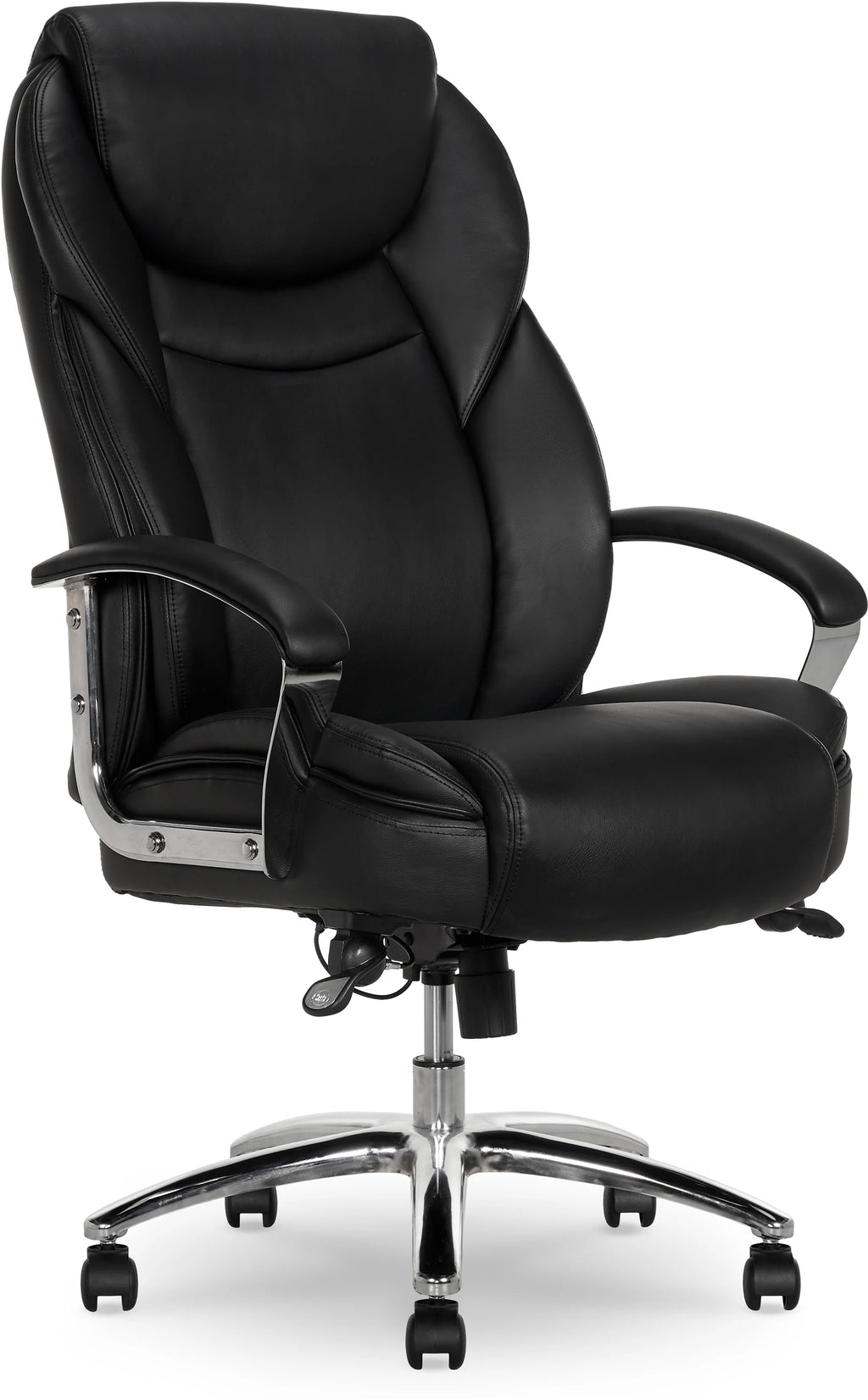 Black Bonded Leather Big & Tall Office Chair O86911