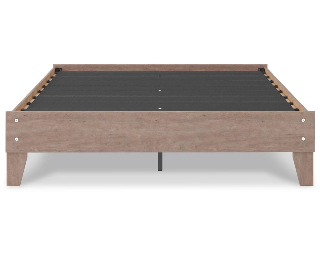 Queen Platform Bed Gray Q2584