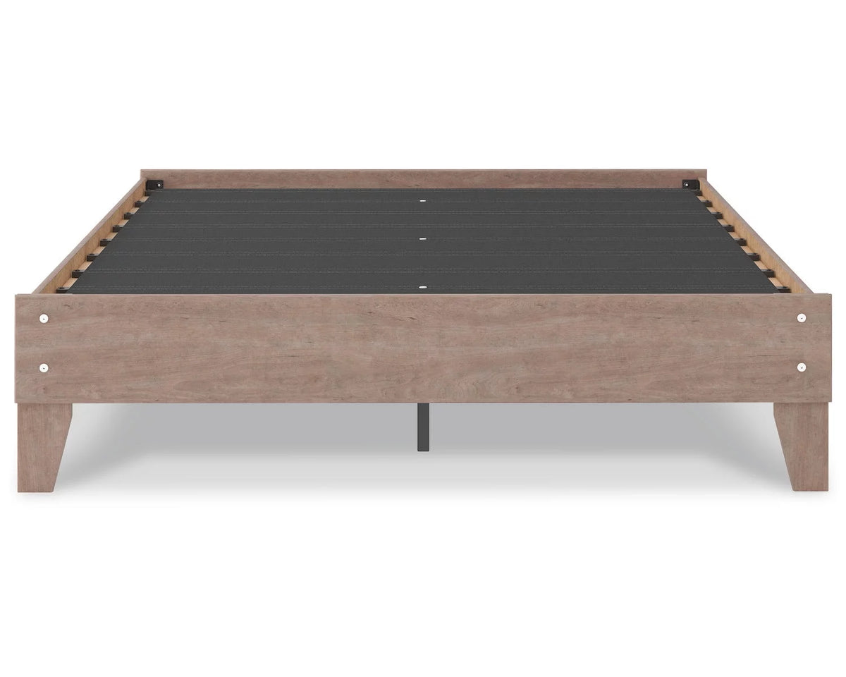 Queen Platform Bed Gray Q2584