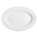White Oval Platter W2786