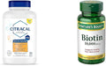 1200 mg Calcium Citrate and Calcium Carbonate Blend, 10,000 mcg Biotin Softgels T449014