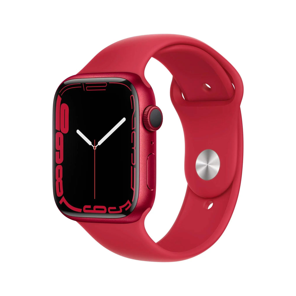 Red 45 mm Aluminum Case Smartwatch with Sport Band C34122