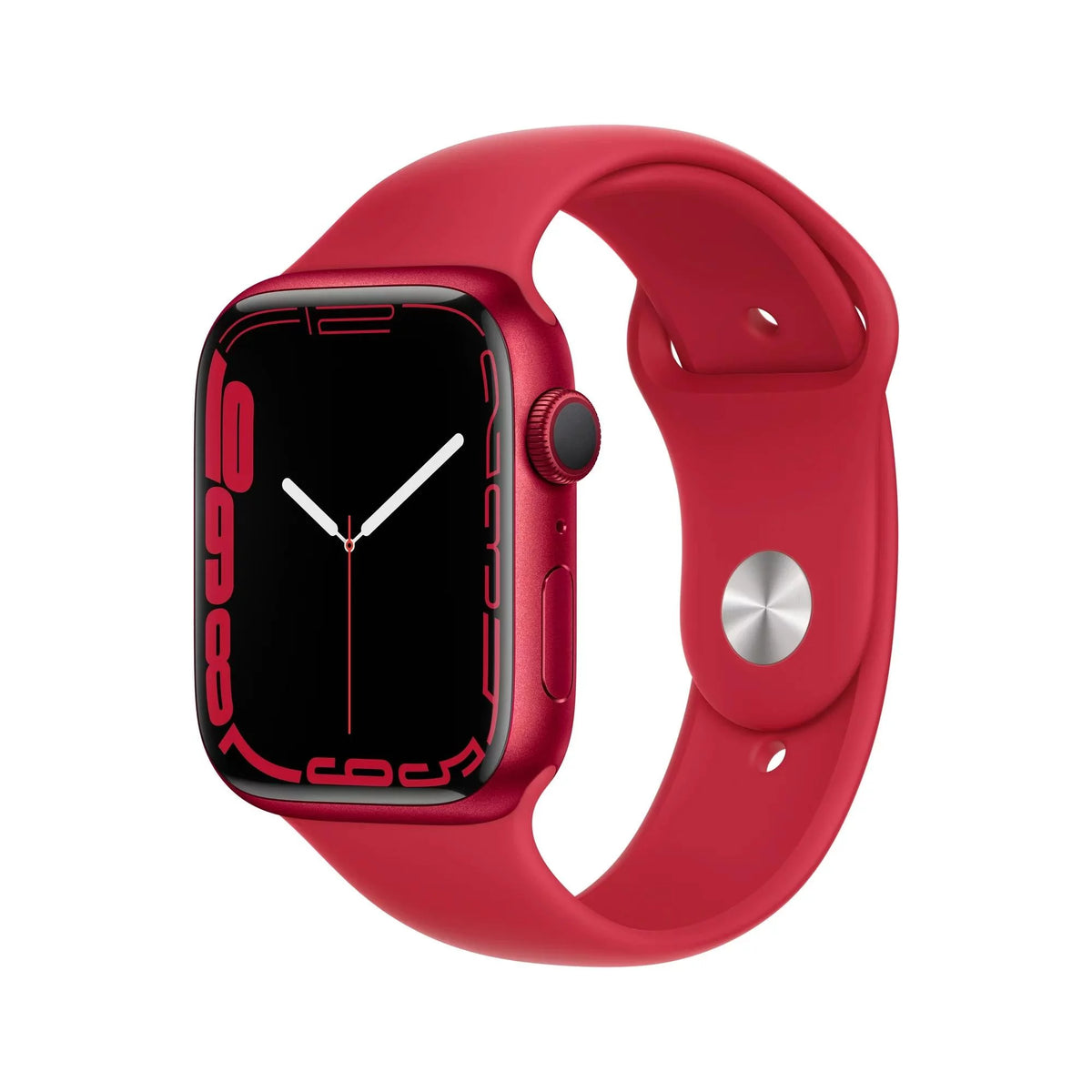 Red 45 mm Aluminum Case Smartwatch with Sport Band C34122