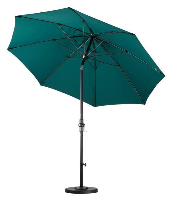 9 ft. Fiberglass Market Umbrella Collar Tilt Bronze J23782
