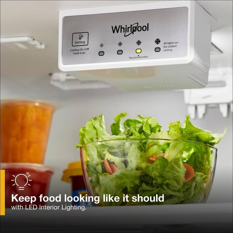 Built-In Top Freezer Refrigerator in White U885
