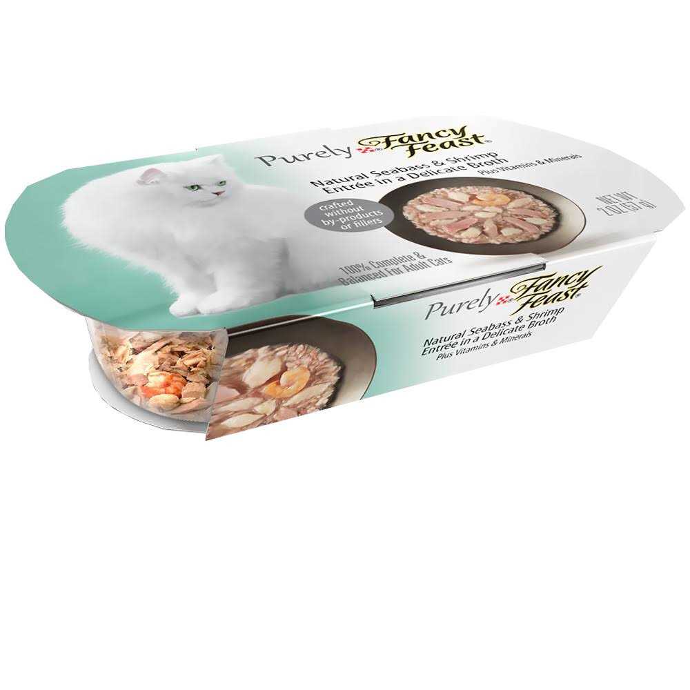 Natural Seabass & Shrimp in Broth Cat Food V68626