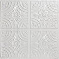 Wrought Iron PVC Ceiling Tile in White Pearl X478
