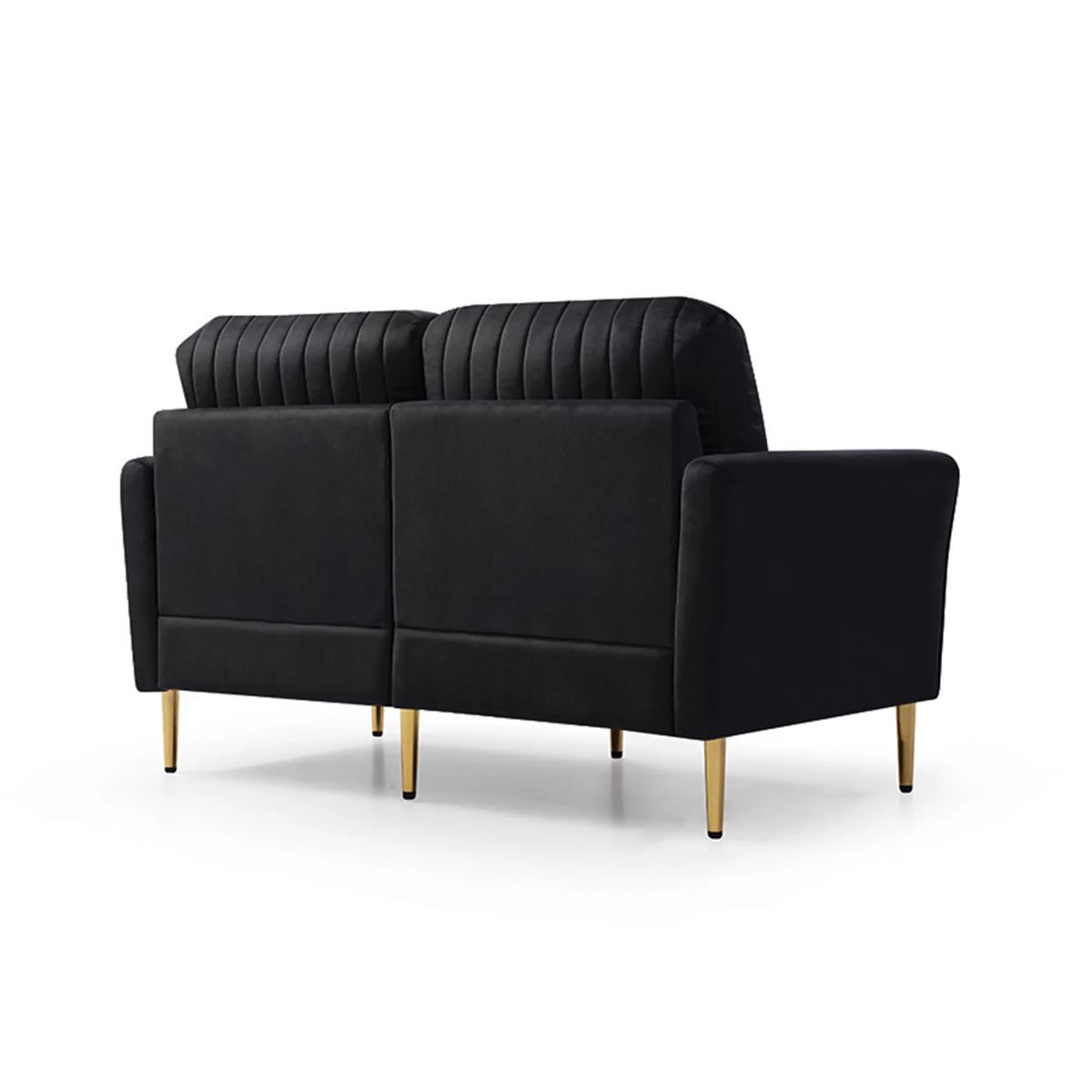 Black Velvet Loveseat I72389