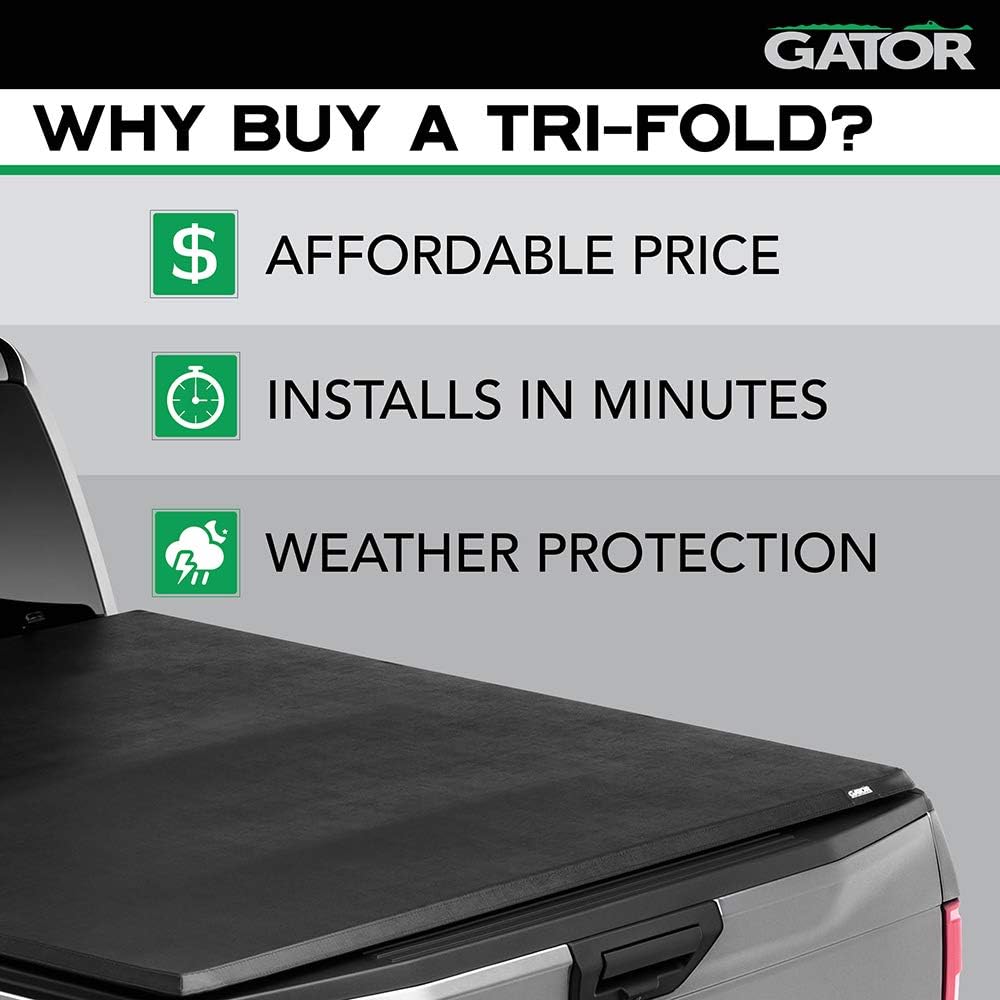 Soft Tri-Fold Truck Bed Tonneau Cover B4122